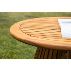 Svea - Catalina Ronde Loungetafel - ø70 Cm - Naturel 8 Svea - Catalina Ronde Loungetafel - ø70 Cm - Naturel -Beliani Winkel dd131a962647403f8a14709fe854639c