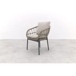 VDG Set Van 6 - Julia Dining Tuinstoel - Antraciet -Beliani Winkel dd44189247da449f81b36e04368f54ca 1