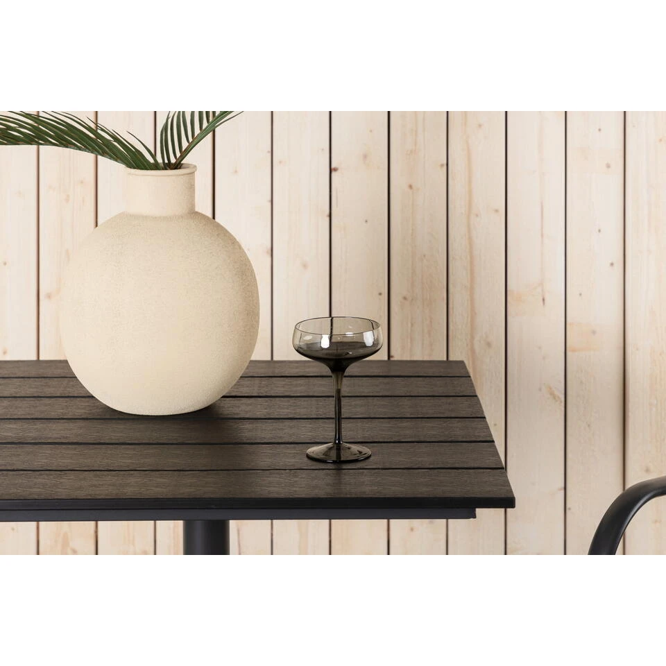 Fjôrd Bistrotafel Zwart Hout - 70x70x75cm - Colorado 3 Fjôrd Bistrotafel Zwart Hout - 70x70x75cm - Colorado - Afbeelding 3