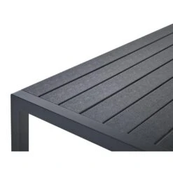 VERNIO - Tuintafel - Zwart - 90 X 180 Cm - Aluminium -Beliani Winkel df65819dcd5a48cf8d558d2463dbd55b