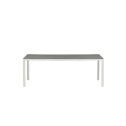 Fjôrd Tuintafel Wit Grijs - 150x90x75cm - Break -Beliani Winkel e029ba0d5d264fedb47f54a7f03e7ebd