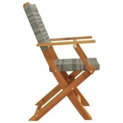 VidaXL - Tuinstoelen - Grijs - Massief Acaciahout En Poly Rattan - 2 Stuks -Beliani Winkel e0e41ec343a84534a702d21833d157e4