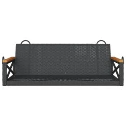 VidaXL - Schommelbank - Zwart - Poly Rattan - 62 X 109 X 40 Cm -Beliani Winkel e21b74aad5584eabb8b19909d5989fc5