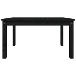 VidaXL - Tuintafel - Zwart - Massief Grenenhout - 82.5 X 50.5 X 45 Cm -Beliani Winkel e3291e3d24034f5998705f377079e2de