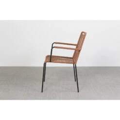 VDG Denver Rope Stapelbare Tuinstoel Terracotta 13 VDG Denver Rope Stapelbare Tuinstoel Terracotta -Beliani Winkel e51fc3b2ed1e4fccb3c70b86c1ded129