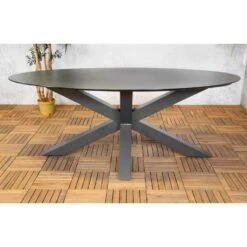 Sens-Line - Atalanta Tuintafel Ovaal 200x100cm - Keramiek 7 Sens-Line - Atalanta Tuintafel Ovaal 200x100cm - Keramiek -Beliani Winkel e5764ee57fa6471f91cbb2554c0429c6