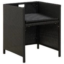 VidaXL - Buitenstoel - Zwart - Poly Rattan - 4 Stuks 13 VidaXL - Buitenstoel - Zwart - Poly Rattan - 4 Stuks -Beliani Winkel e5c1ac8ab7ff4facb8e4cb0c92b4d47c