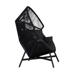 Lisomme Ayla Rattan Tuin Loungestoel Zwart - Met Zitkussens 12 Lisomme Ayla Rattan Tuin Loungestoel Zwart - Met Zitkussens -Beliani Winkel e77e3b22e1b84159a78496e60d421b65