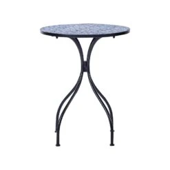 CIGLIANO - Tuintafel - Zwart - Metaal 12 CIGLIANO - Tuintafel - Zwart - Metaal -Beliani Winkel e77e7eaea25f44569a75de35e2c67dcd