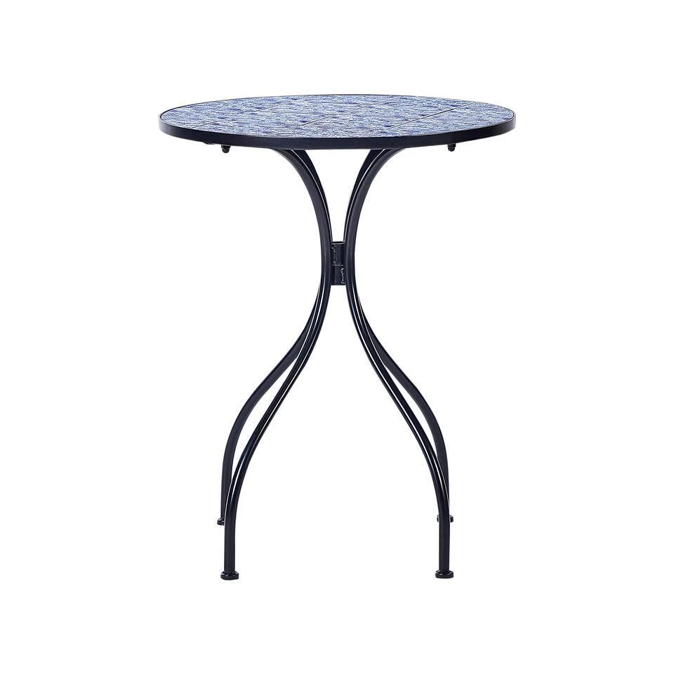 CIGLIANO - Tuintafel - Zwart - Metaal 5 CIGLIANO - Tuintafel - Zwart - Metaal - Afbeelding 5