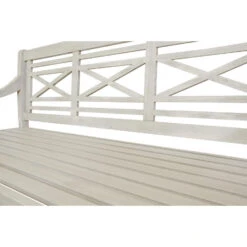 Sens-Line - Louis 3-zits-bank - 150cm - Hout Grijs -Beliani Winkel e7ecb26c142e4cdc98901df119505933