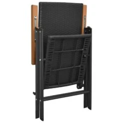 VidaXL - Tuinstoelen - Zwart - Poly Rattan - 4 Stuks 10 VidaXL - Tuinstoelen - Zwart - Poly Rattan - 4 Stuks -Beliani Winkel e919795a1046433aa3e9a5dd74262075