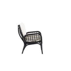 Svea - Hugo Outdoor Loungestoel - Wicker - Zwart -Beliani Winkel ea2305f0d7d947aa9f735ea41c947e1e