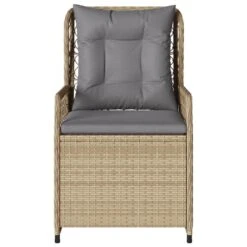 VidaXL - Tuinstoel - Beige - Poly Rattan -Beliani Winkel ea4a67d14aa04e80b7c1a96d657aca97