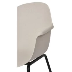 Lisomme Dorian Tuinstoel Gerecycled Bamboe Créme -Beliani Winkel eac3b1857cf944d69cf2a2711c5a8148