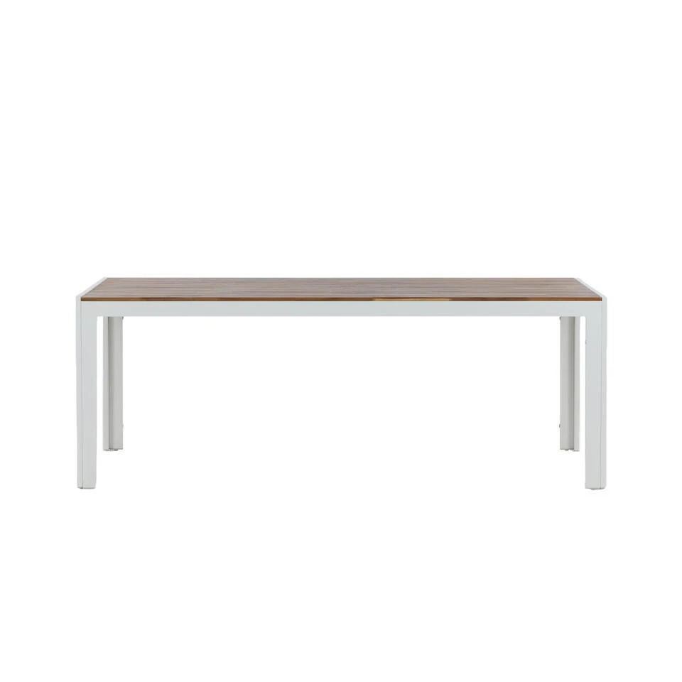 Fjôrd Tuintafel Acaciahout/Metaal - 200x100x76cm - Bois 8 Fjôrd Tuintafel Acaciahout/Metaal - 200x100x76cm - Bois - Afbeelding 8