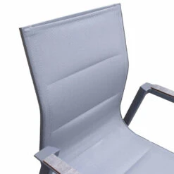 Giga Meubel Dining Tuinstoel Aluminium Antraciet - Zithoogte 45cm - Stoel Quin -Beliani Winkel eb461ded0a8942dfaff3567d9cddda4c