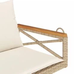 VidaXL - Schommelbank - Beige - Poly Rattan - 62 X 109 X 40 Cm -Beliani Winkel eb7128bf3aa84873be129a00d790811c