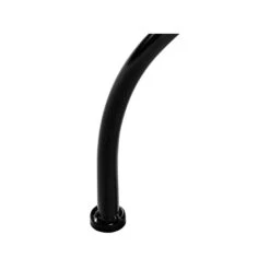 CARPINO - Tuintafel - Zwart - 60 Cm - Metaal -Beliani Winkel eb9f1edd28294c1a96220489a97828f4