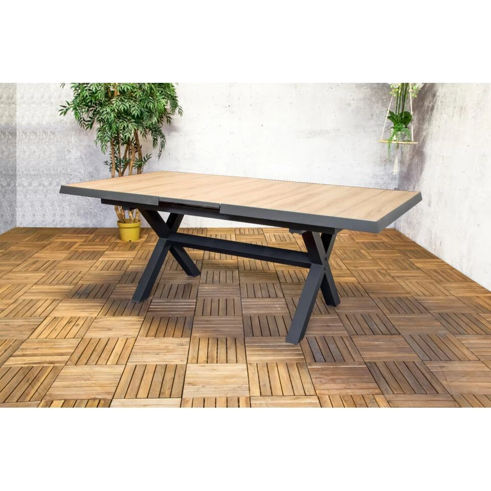 Merkloos Sens-Line - Venetië Uitschuiftafel - 167/207cm - Keramiek 6 Merkloos Sens-Line - Venetië Uitschuiftafel - 167/207cm - Keramiek - Afbeelding 6