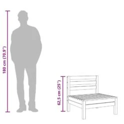 VidaXL - Tuinbank - Natuurlijk Grenenhout - Grenenhout -Beliani Winkel ec5ce3d9e4ef413bb026ddc22dfe410e