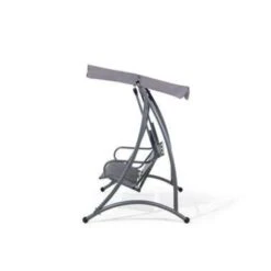 Beliani Schommelbank BOGART - Grijs Polyester -Beliani Winkel ede776bafefc4a2180f78beb78708aa6