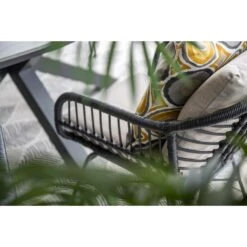 Set Van 4 - Garden Impressions Margriet Tuinstoel - Zwart/Zand -Beliani Winkel ede9f77d1ff347469b74fb67a034cbc2