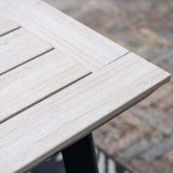 Garden Impressions Penedo Tuintafel 230x100 Cm - Light Teak Vironwood -Beliani Winkel ee459c9ce3f444629b77b8bd1cd13f9b