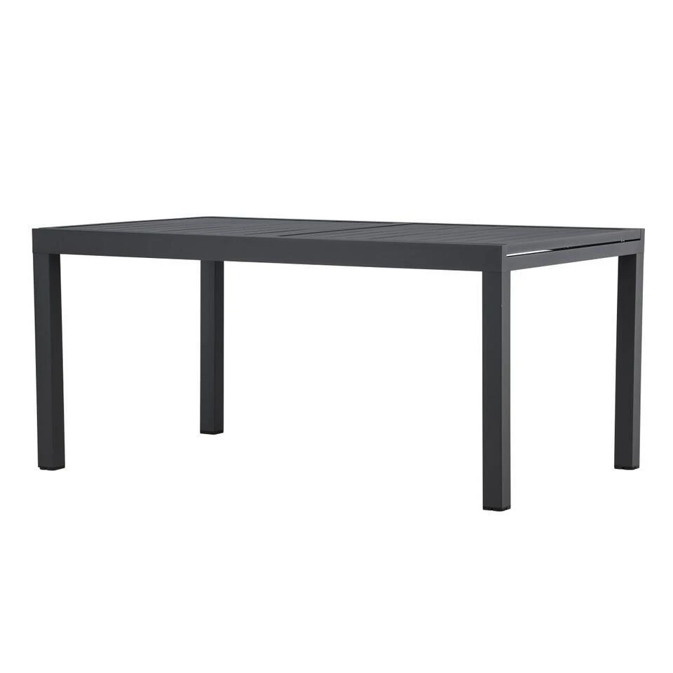 Svea - Pavel Tuintafel Uitschuifbaar - 160/240 X 100x75 Cm - Zwart 4 Svea - Pavel Tuintafel Uitschuifbaar - 160/240 X 100x75 Cm - Zwart - Afbeelding 4