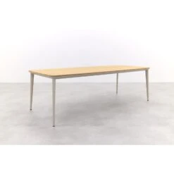 Vdgarde Premium Alaska Tuintafel - Teak/alu - Mokka- 240x100 Cm -Beliani Winkel ee9a4fc6ebbe4c7aaf7517205d07a952