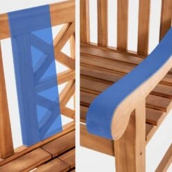 CLP Teakbank Luka 150 Cm -Beliani Winkel efa7ecb8346047b59929765a0c7d8a48