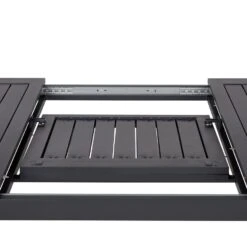 SKALOMA - Tuintafel - Donkergrijs - 180/240 X 90 Cm - Aluminium -Beliani Winkel efc5e1d08cdd4d3dbb2af12ab19f3012