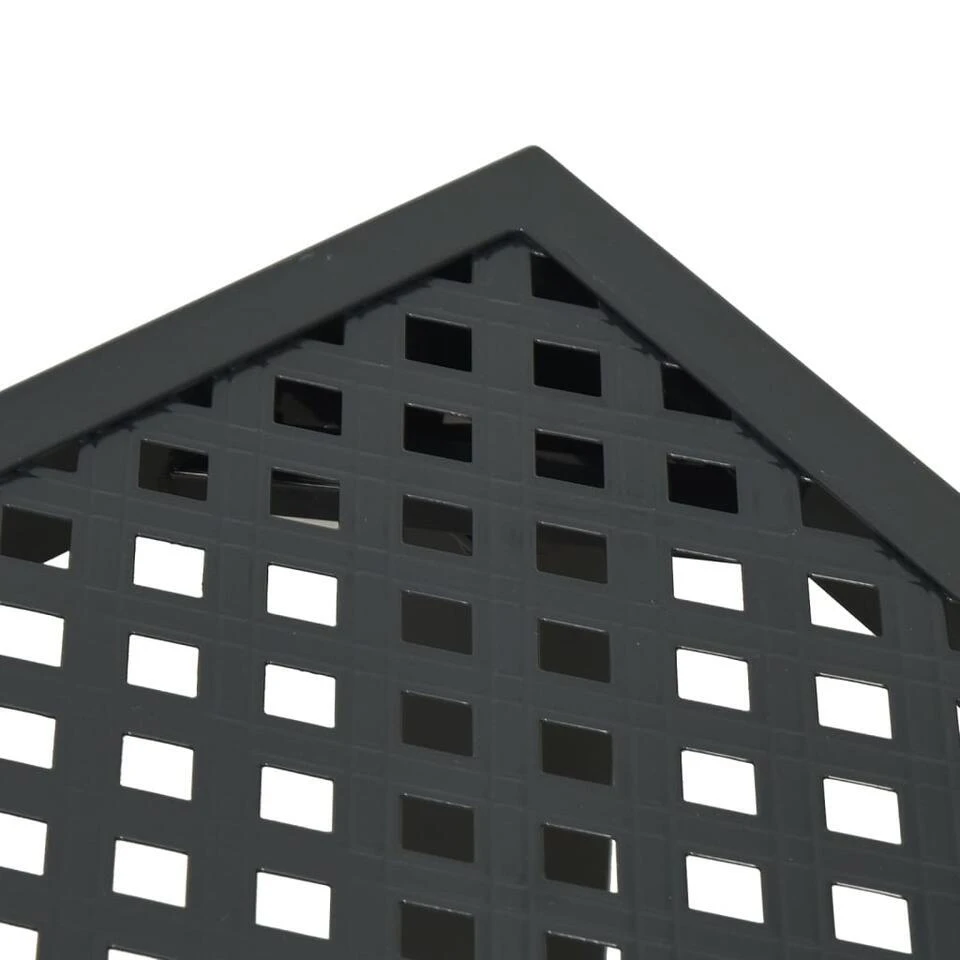 VidaXL - Tuintafel - Antraciet - Staal - 80 X 80 X 72 Cm 6 VidaXL - Tuintafel - Antraciet - Staal - 80 X 80 X 72 Cm - Afbeelding 6