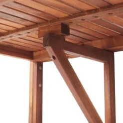 UDINE - Tuintafel - Donkere Houtkleur - 69 X 70 Cm - Acaciahout 24 UDINE - Tuintafel - Donkere Houtkleur - 69 X 70 Cm - Acaciahout -Beliani Winkel eff8abd196d240f2a343aff858d74ec3