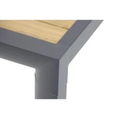 Dining Tuintafel Vierkant 100 X 100 Cm Aluminium Grijs Borello -Beliani Winkel f0b48d26cc74436fadcce4908e474bb6