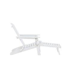 Svea - Tropea Inklapbare Loungestoel - Wit -Beliani Winkel f0cccfd28ac44593a66504d250902749