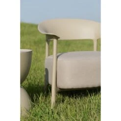 Housecraft Vita Lounge Stoel/ Tuinstoel Beige -Beliani Winkel f1f4e43e18fb4d82bed79279ce018339