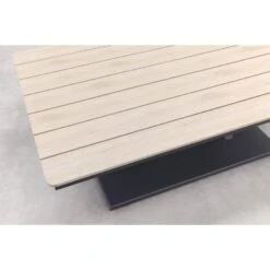 Garden Impressions Brugge Verstelbare Loungetafel 150x87 Cm - Donker Grijs -Beliani Winkel f2591f02e05b495180390e3262fe14e1