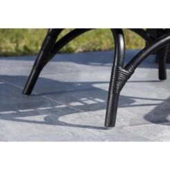 Svea - Hugo Outdoor Loungestoel - Wicker - Zwart -Beliani Winkel f26b5341a79b47f7aa9c8d12efd19fde