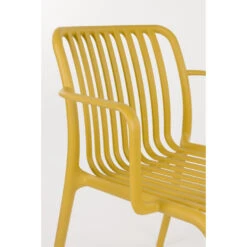 Housecraft Living Mante Tuinstoelen Geel - Set Van 4 -Beliani Winkel f2e15138d4e444389b7e9950d43fa1b3