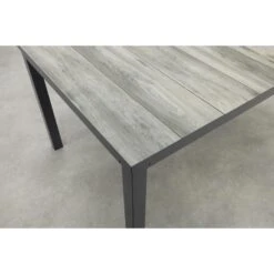 Hartman Comino Dining Tuintafel 163x105 Cm. - Keramiek/Grijs -Beliani Winkel f3c35bdca6fe4f94854fcc73d0fcc41b