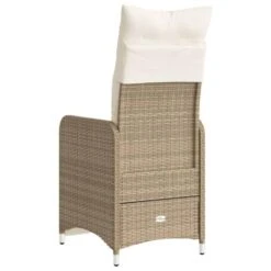 VidaXL - Verstelbare Tuinstoel Met Kussens - Beige - Poly Rattan 15 VidaXL - Verstelbare Tuinstoel Met Kussens - Beige - Poly Rattan -Beliani Winkel f496980134264dc78ed0572a1f06e5ed