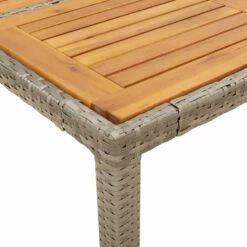 VidaXL - Tuintafel - Grijs - Poly Rattan - 90 X 90 X 75 Cm 16 VidaXL - Tuintafel - Grijs - Poly Rattan - 90 X 90 X 75 Cm -Beliani Winkel f4cb1a0d80794991acb46c72d433113f