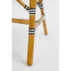 Mica Decorations Mandox Bank - L98 X B60 X H93 Cm - Rotan - Zwart, Wit -Beliani Winkel f59b345c9d084b9988126425688f78bf