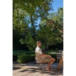 4 Seasons Murcia Tuinstoel (1 Stuk) -Beliani Winkel f772b368d8524105a643bebecdace6a6