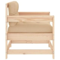 VidaXL - Tuinstoelen - Bruin - Grenenhout - 2 Stuks - Met Kussens -Beliani Winkel f7c3f83832dc41d7a8e9d91c4aa5d63c