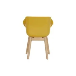 Set Van 2- Hartman Sophie Studio Diningstoel- Curry Yellow- Teak Poot -Beliani Winkel f83c1a8e9d6f455fa4f3ed1e189bb61c