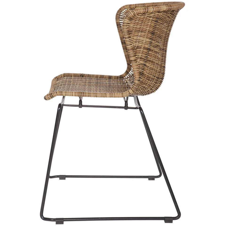 WOOOD Wings Tuinstoelen - Polyester - Naturel - Set Van 4 5 WOOOD Wings Tuinstoelen - Polyester - Naturel - Set Van 4 - Afbeelding 5