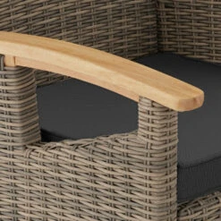 Tectake Wicker Stoel Rosarno, Natuur -Beliani Winkel f8c613fd6c49451da2bba1ddda1f39b1