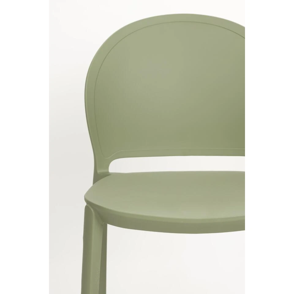 Tuinstoel Kunstof Groen - Zitdiepte 43cm - 52x45x82cm - Sjoerd - Set Van 4 7 Tuinstoel Kunstof Groen - Zitdiepte 43cm - 52x45x82cm - Sjoerd - Set Van 4 - Afbeelding 7